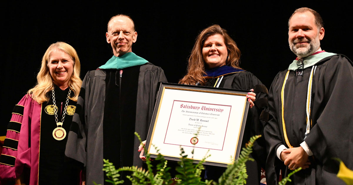 Dave Rommel honorary doctorate presentation